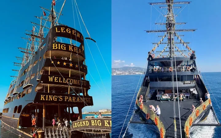 Legend Big Kral Boat Trip in Alanya