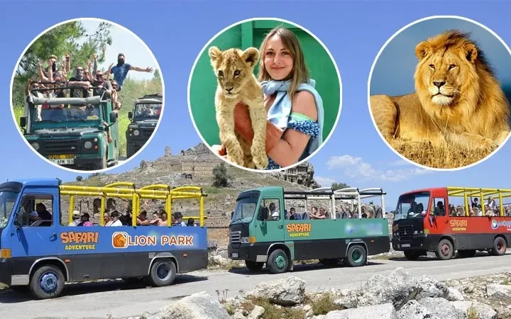 Parque de los Leones y safari en jeep con barco en el Cañón Verde