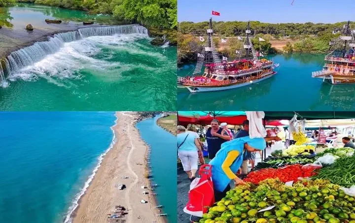 Paseo en barco por el río Manavgat, cascada y bazar