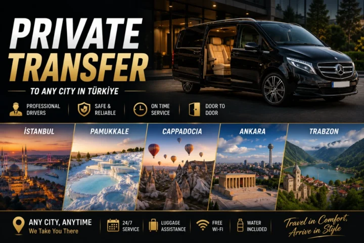 VIP Private Transfer to Any City in Turkey
