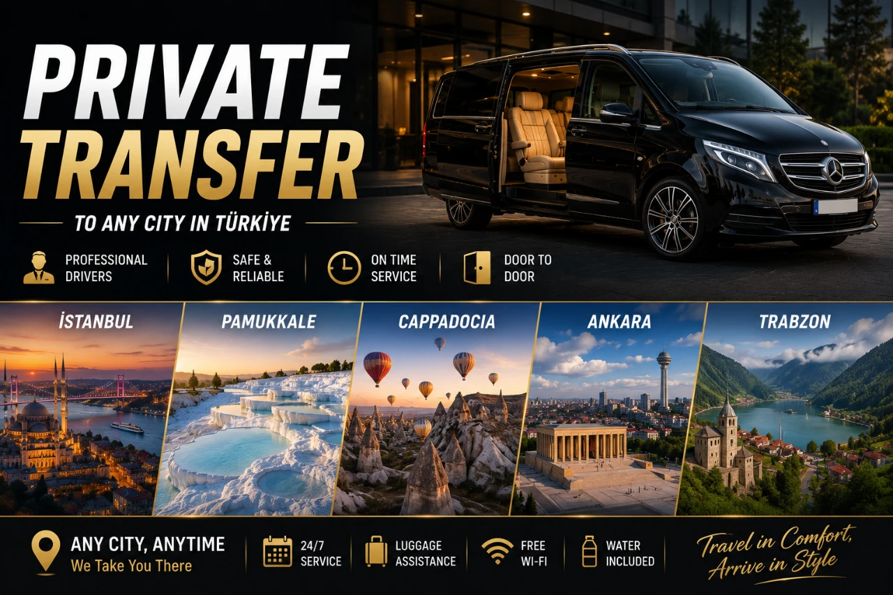 VIP-Privattransfer ab Türkler in jede Stadt der Türkei